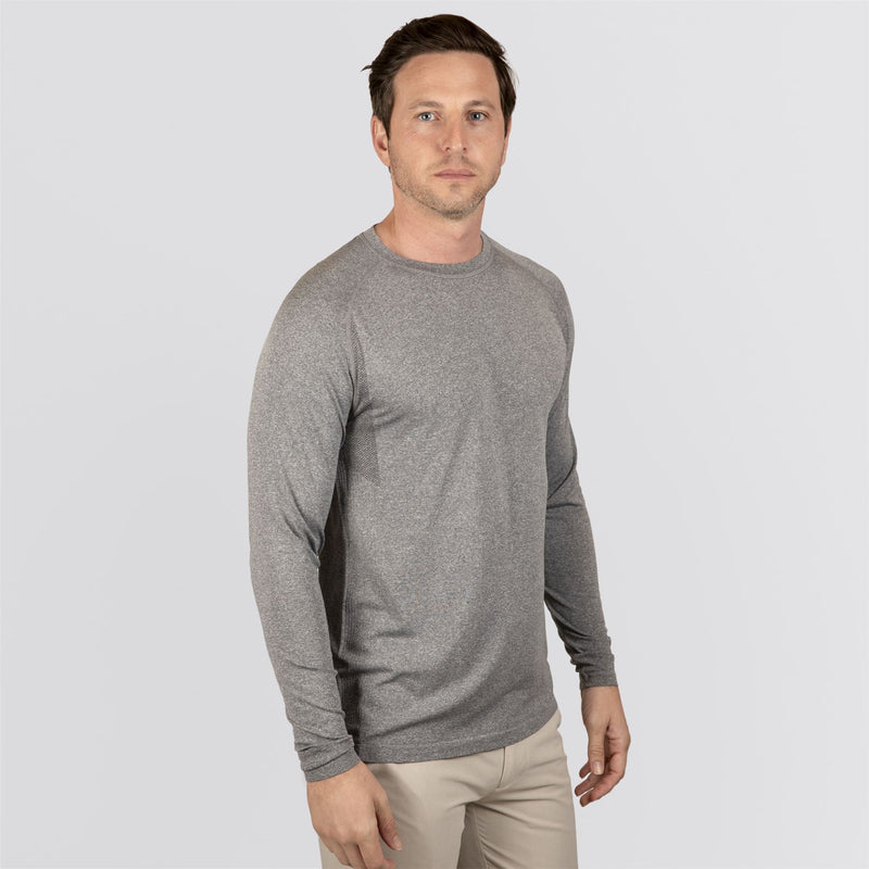The Carr Long Sleeve T-Shirt Heathered Gray