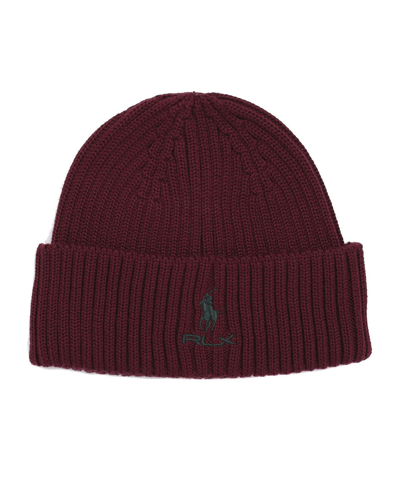RLX Stacked Logo Merino Beanie Classic Wine