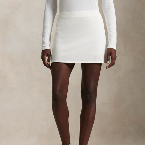 Womens RLX 15-Inch Aim Stretch Skirt Ceramic White