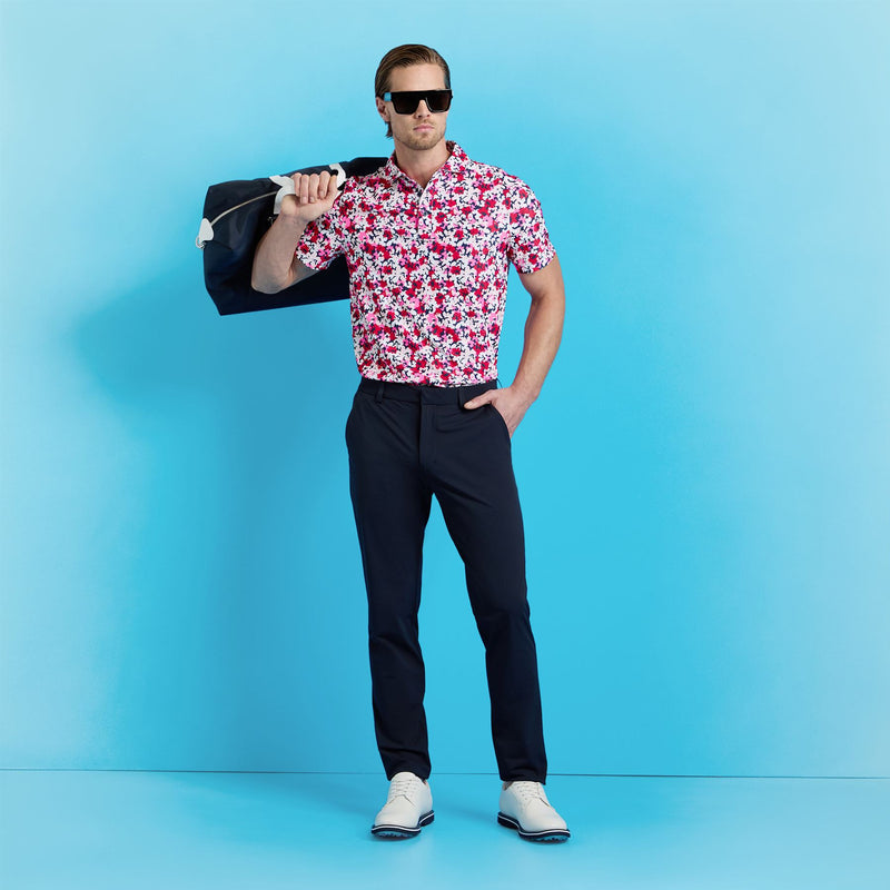 Camo Floral Tech Pique Polo Lava