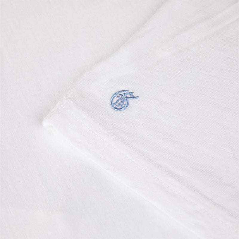 Alpha Slub Johnny Collar Polo Arctic