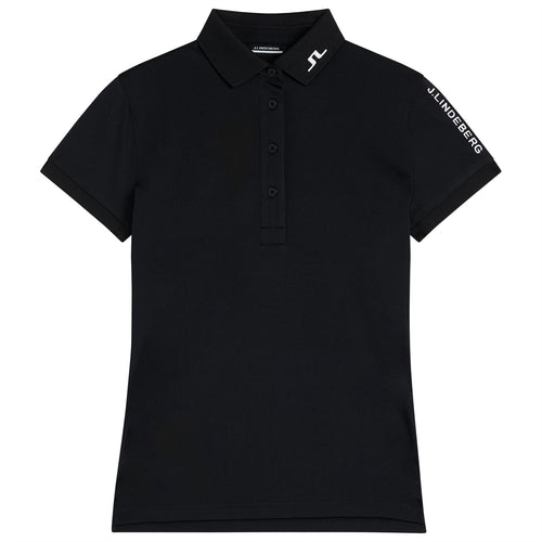 Womens Tour Tech TX Jersey Polo Black - AW24