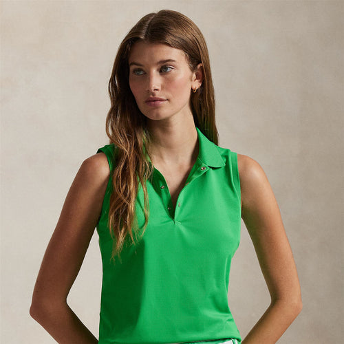 Womens RLX Classic Fit SL Polo Tiller Green