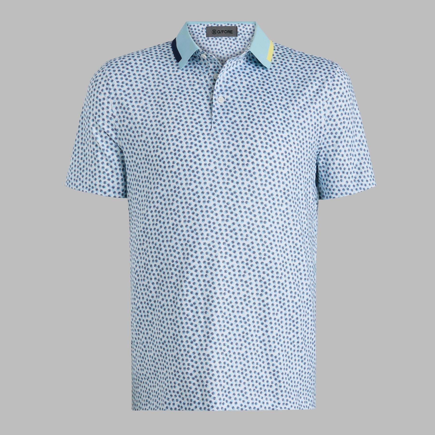 G/FORE Tripe/G's Tech Jersey Polo Snow/Cenote – TRENDYGOLFUSA.COM