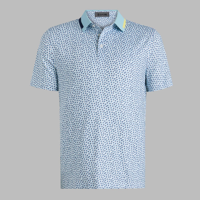 Tripe/G's Tech Jersey Polo Snow/Cenote