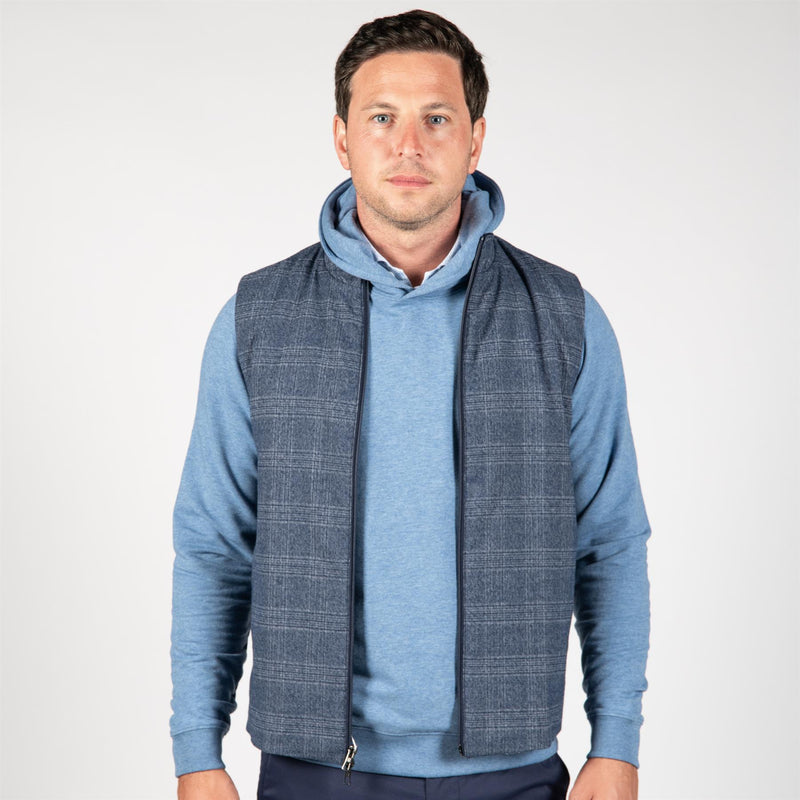 The Sterling Vest Heathered Navy