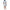 Ss Polo Drss-SS-Day Dress Pure White/Florida Blue Multi