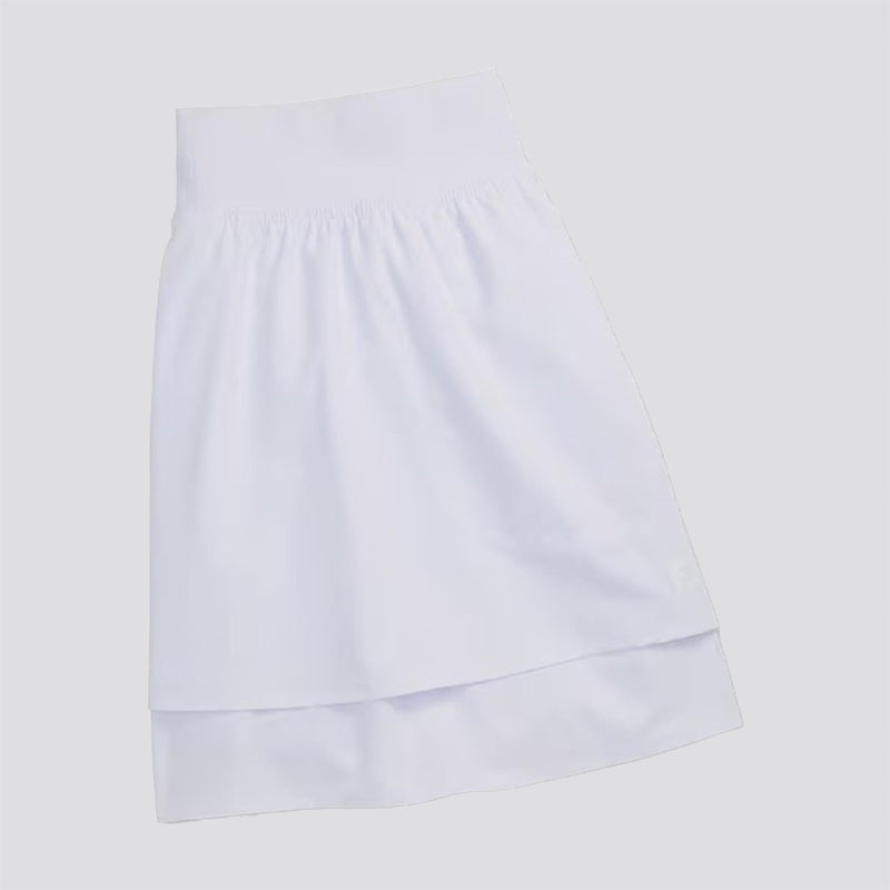 Womens Lightweight Woven Skort White
