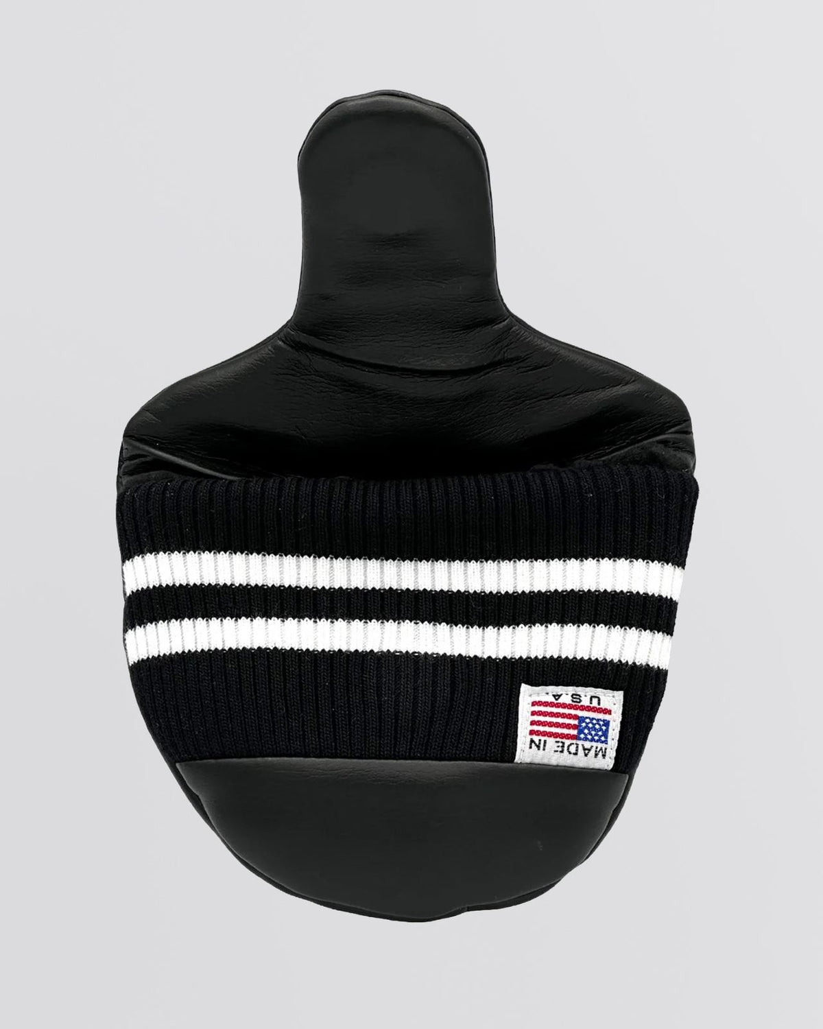 Round Tail U-Leather Mallet Putter Cover Huntington Black