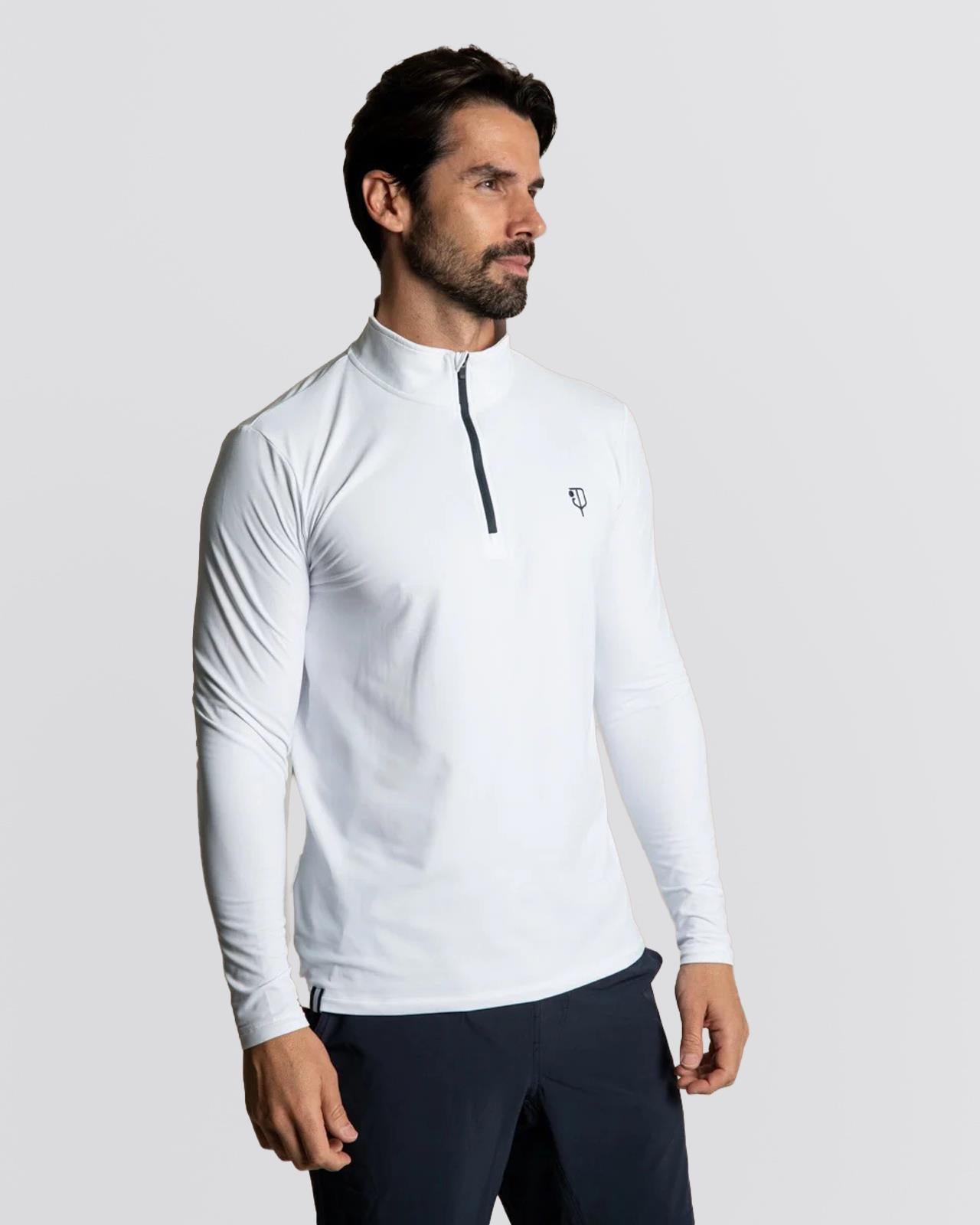 Regatta Quarter Zip Clubhouse White