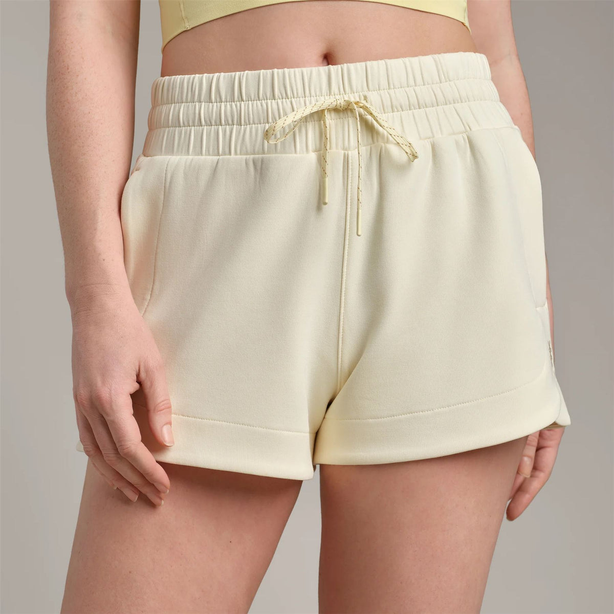 Womens DreamGlow Shorts Lemon Mist