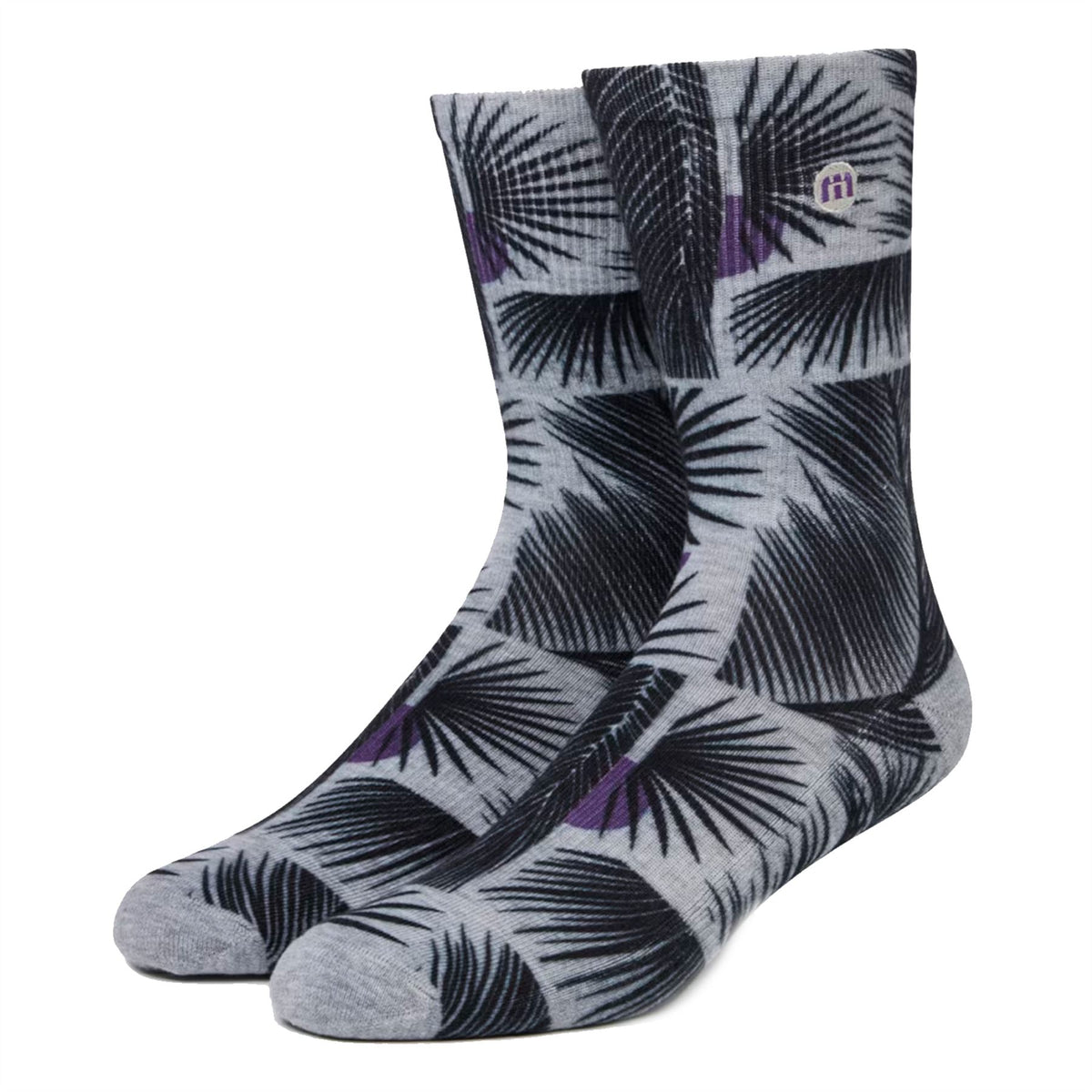 Sunrise Shells Socks Heather Sleet