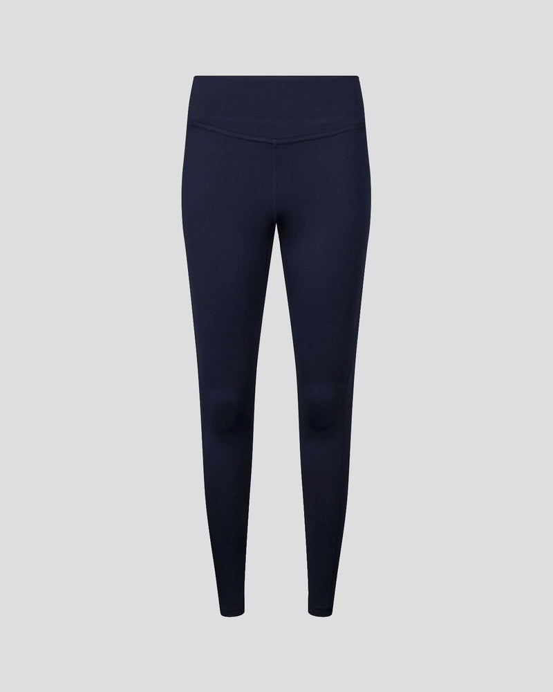 Womens Fleece Back Legging Navy