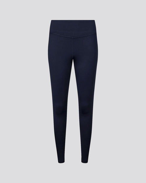 Womens Fleece Back Legging Navy