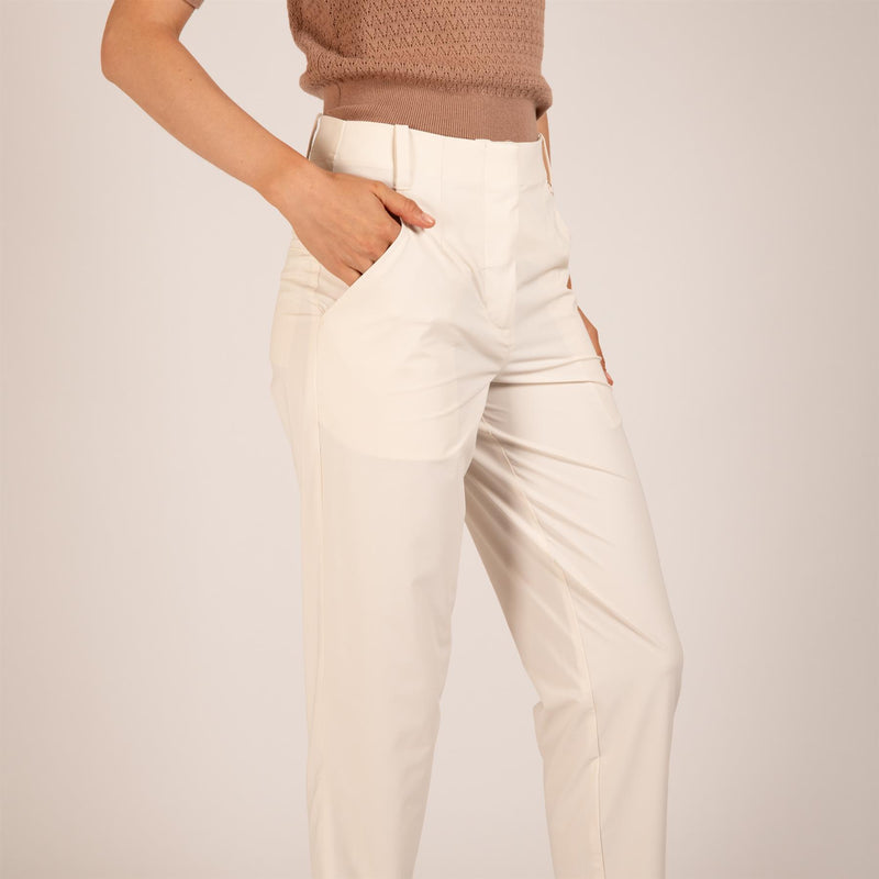 Womens Kate Pants Pinky White