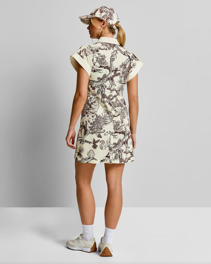 Sleeve Rolled Dress