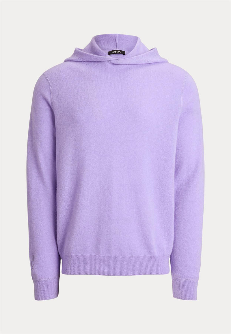 RLX Washable Cashmere Sweater Lovely Lilac Melange