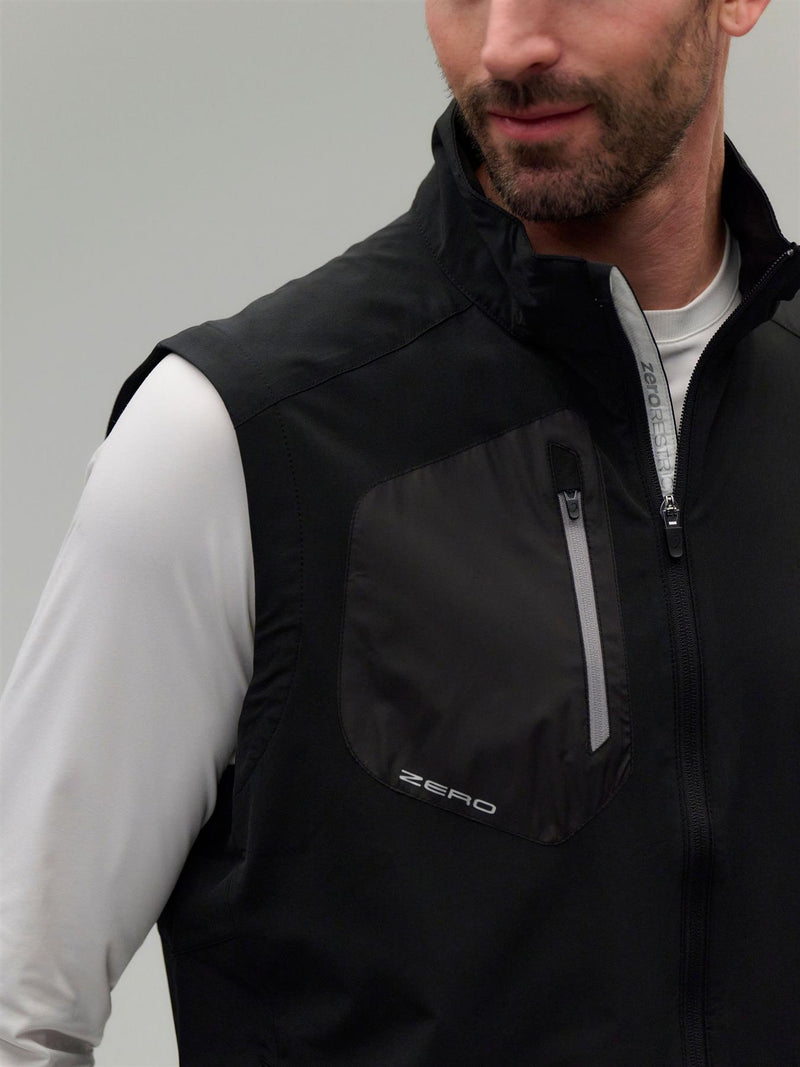Z700 Full Zip Vest Black