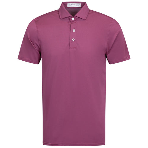 The Macdonald Knit Polo Vintage Claret - AW24