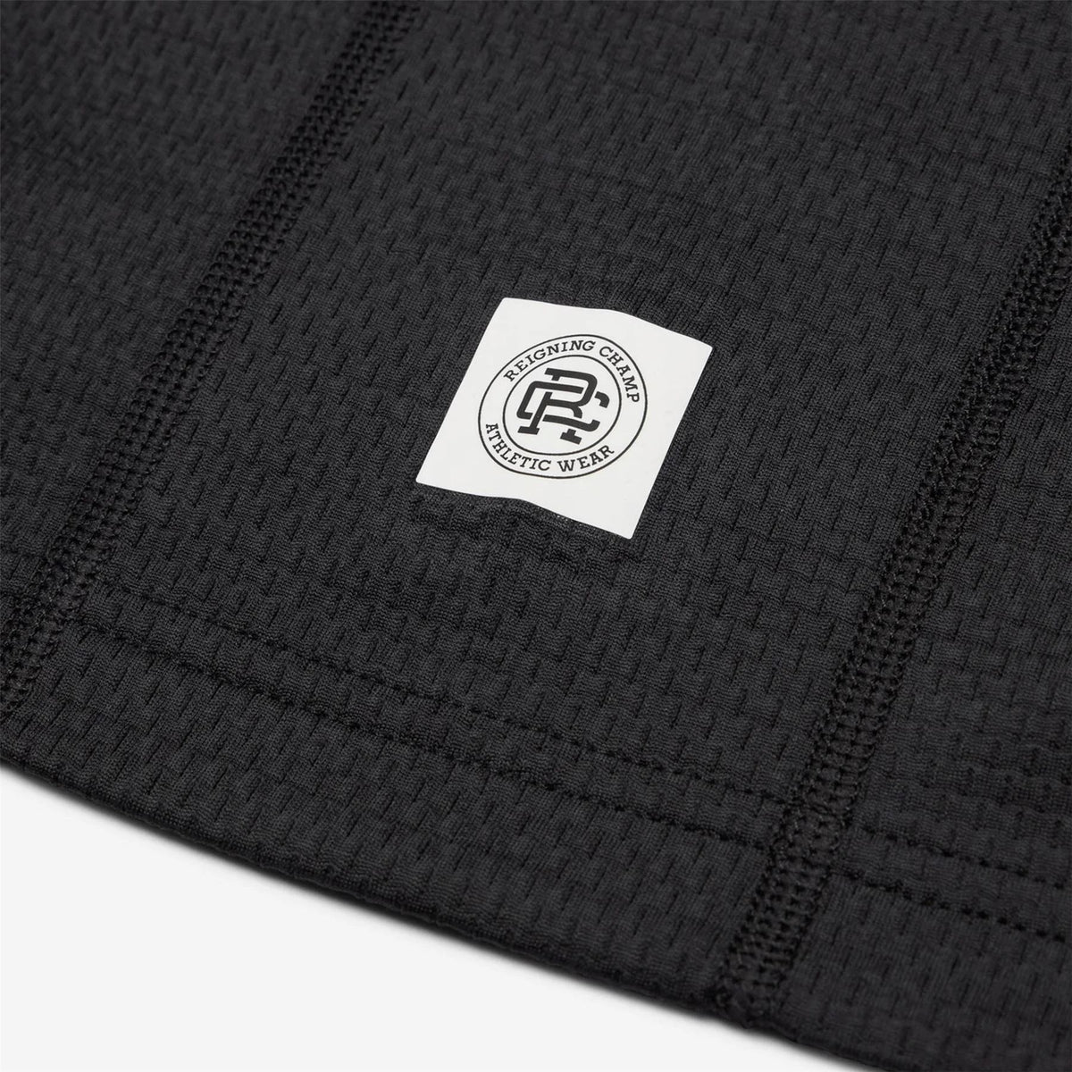 Knit Solotex Mesh Tiebreak Hoodie Black