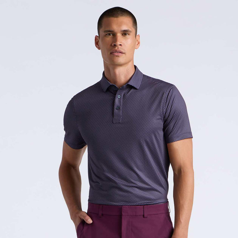 Dimond GEO Tech Jersey Polo Twilight/Dark Plum