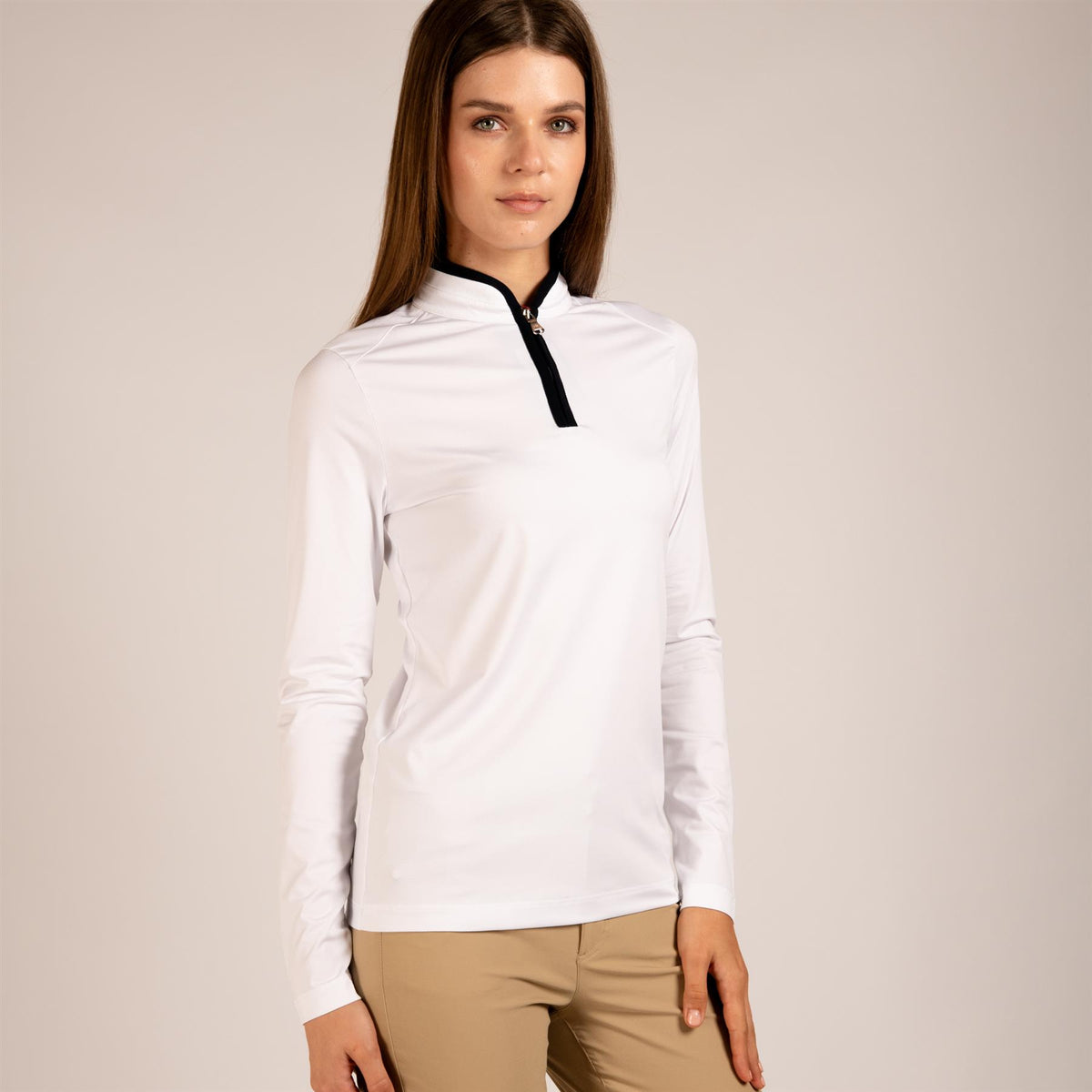 Womens The Jordan Lightweight LS Top White