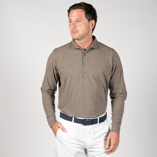Quinlivan LS Polo Elk Heather