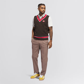 adidas Golf Originals Originals Knitted Vest Dark Brown
