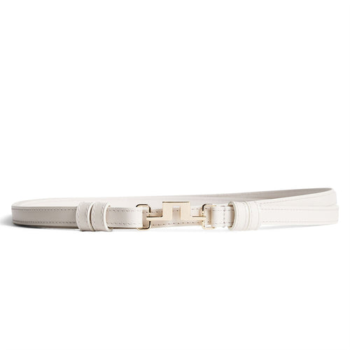 Womens Blanka Pro Leather Belt Moonbeam - AW24