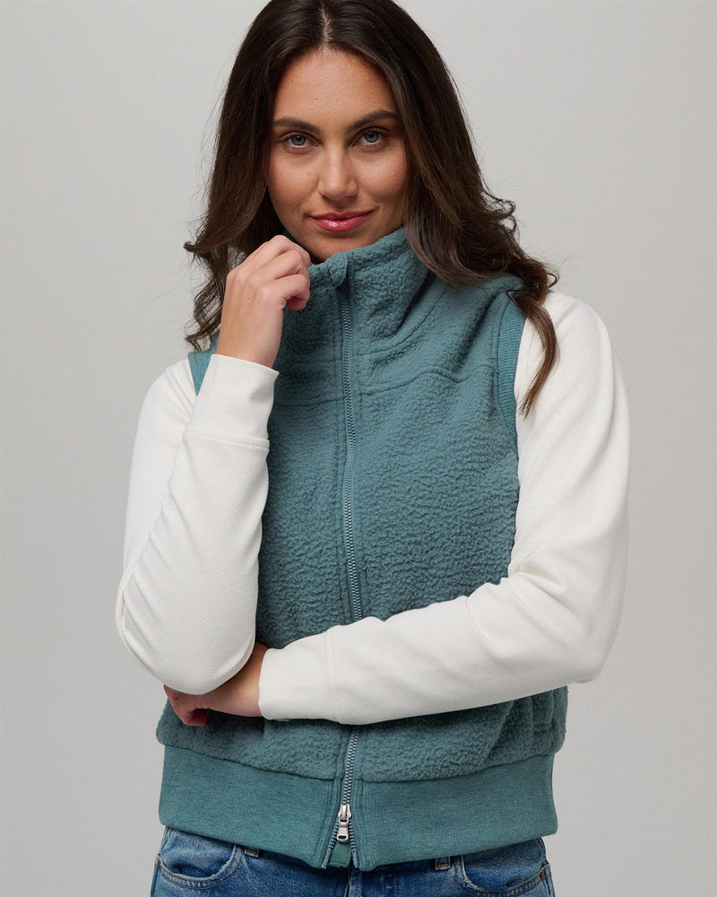Womens Rowen Vest Agave