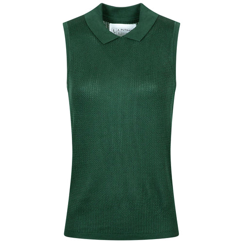 Womens Crochet Sleeveless Top Jade - SS25