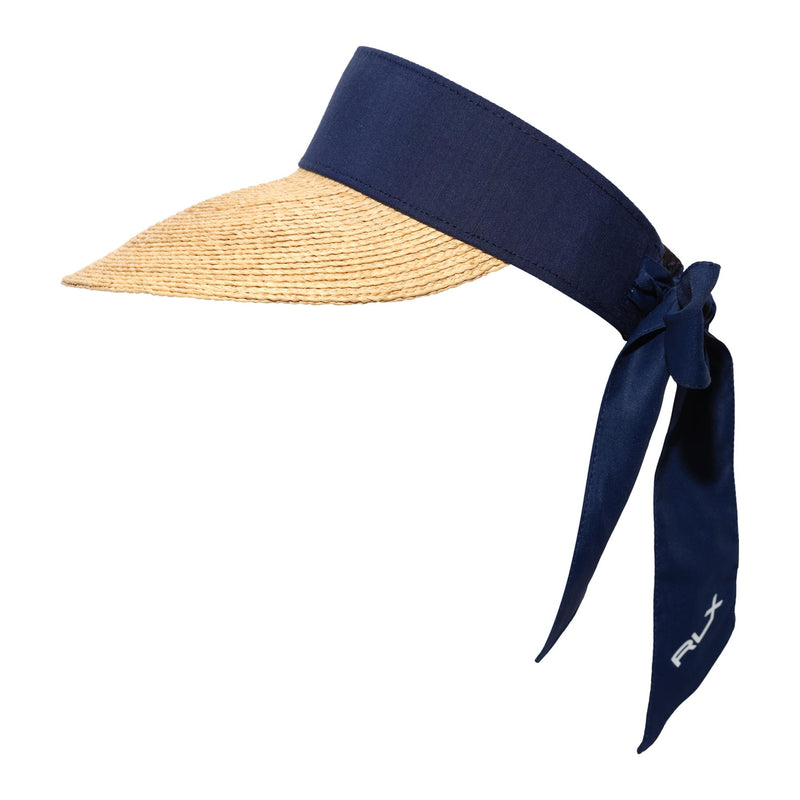 Womens Twilly Tie Visor With Box French Navy