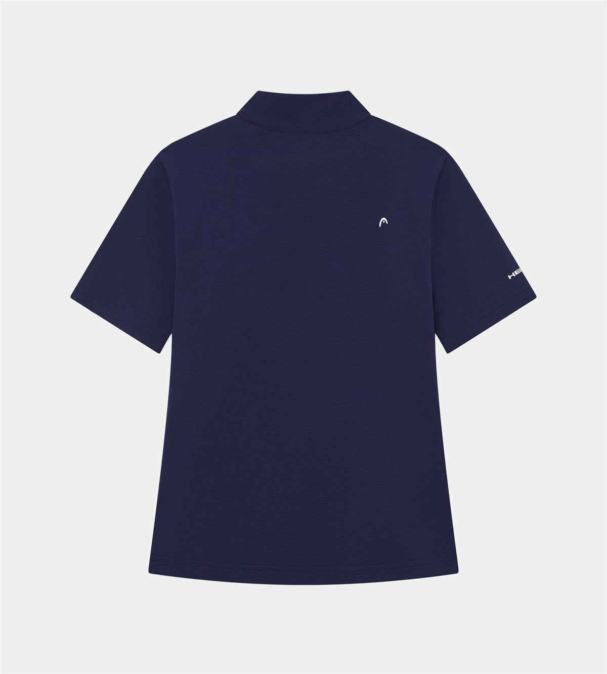 Womens Performance Mock Neck Tee Deep Navy