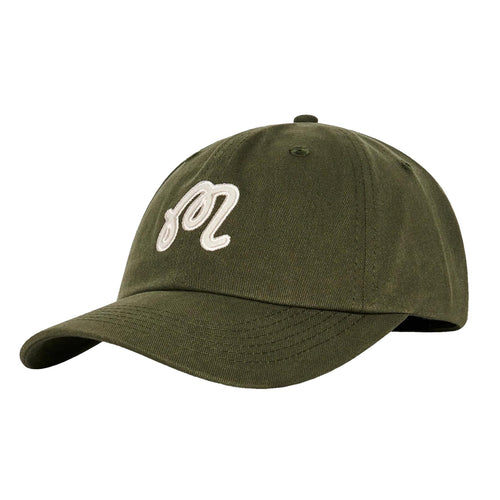 Washed Applique Cap Cypress Green