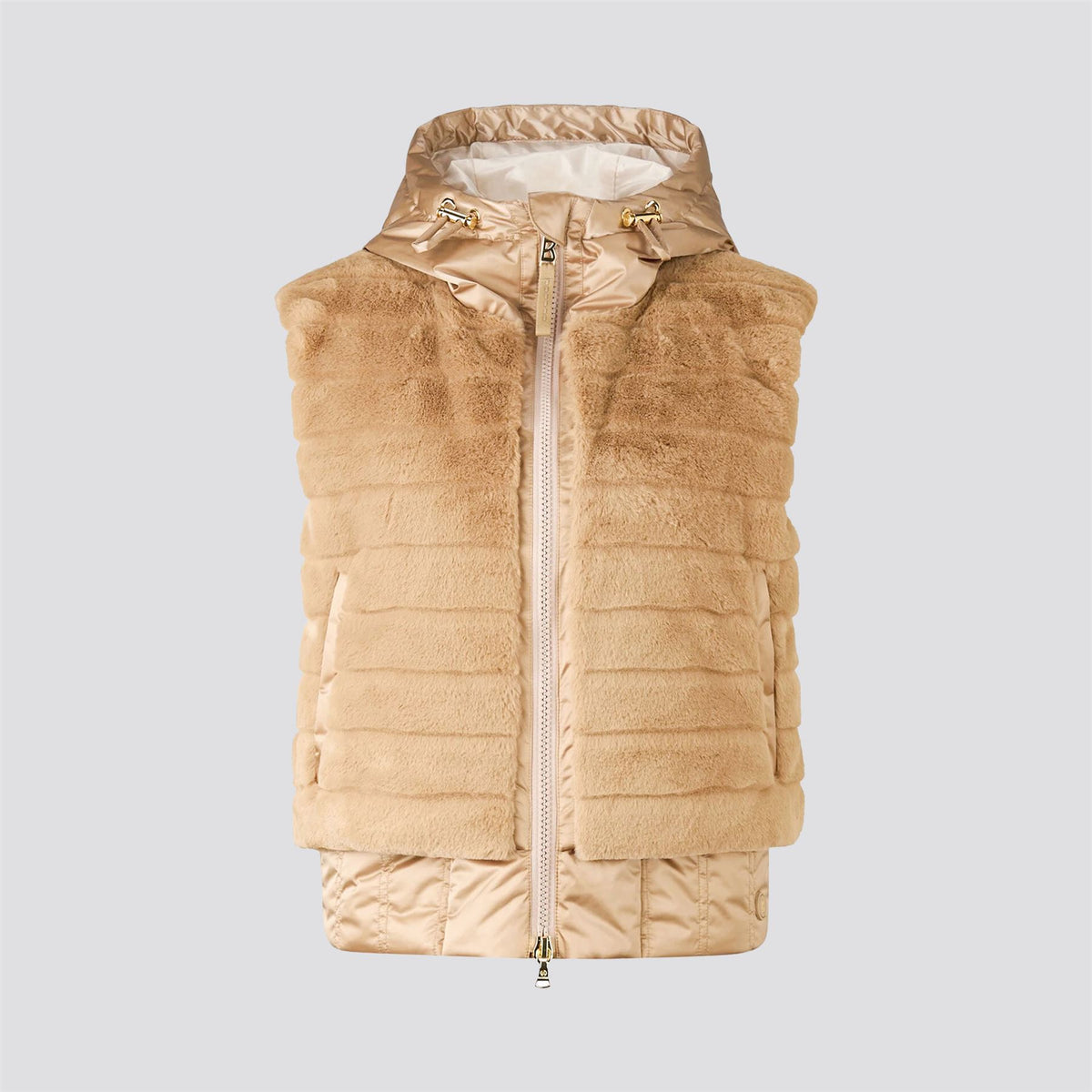 Womens Yumi Outdoor Vest Beige