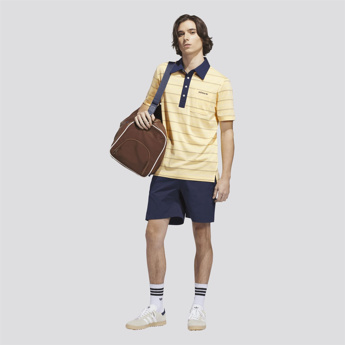 Originals Archive Stripe Polo Ice Tangerine
