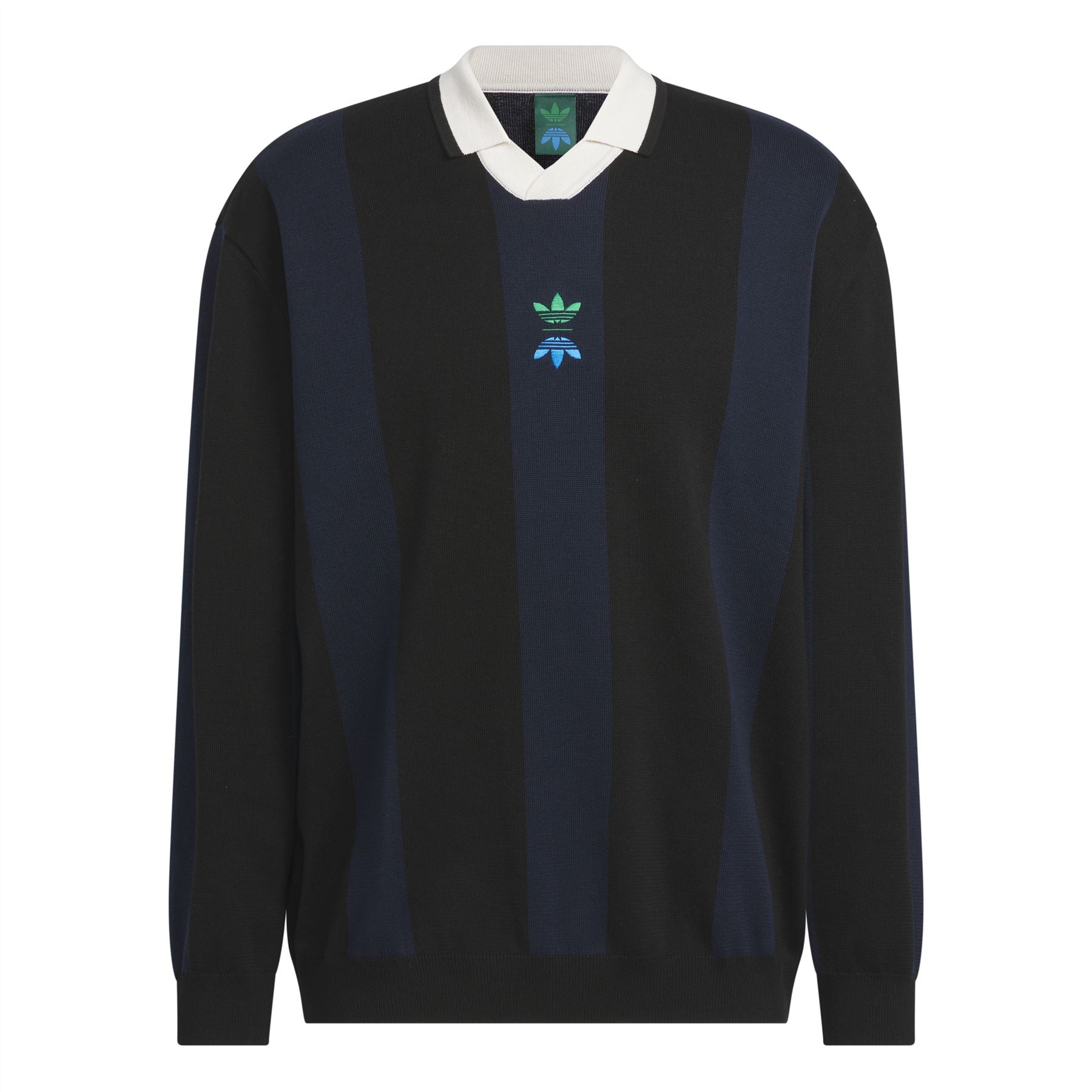 adidas Golf OriginalsRolling Links Long Sleeve Stripe Polo