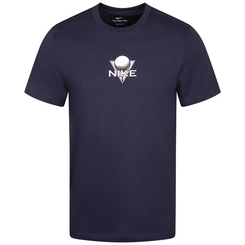 Golf Graphic Cotton Tee Obsidian - SS25