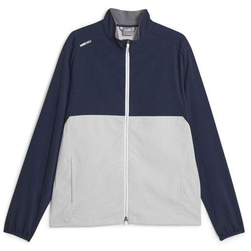 Monterey Wind Jacket Navy Blazer-Ash Gray