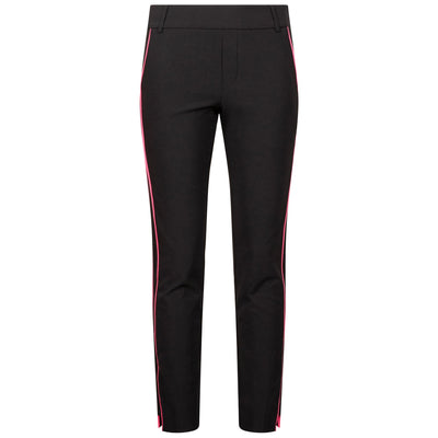 Womens Ankle Pants Black/Hot Pink - SS24