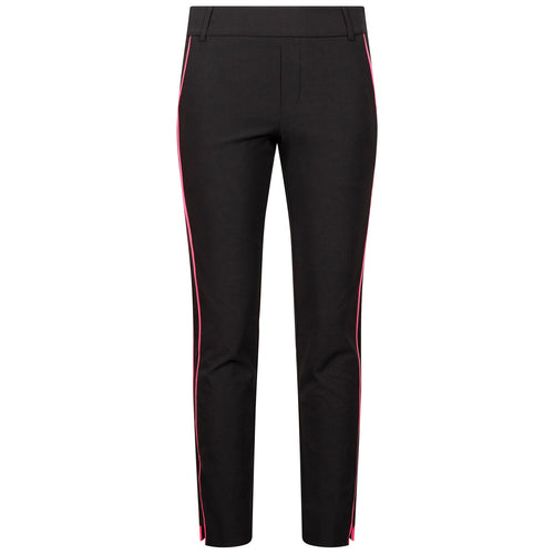 Womens Ankle Pants Black/Hot Pink - SS24