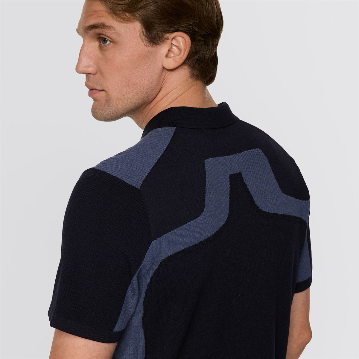 Ruben Knitted Shirt JL Navy