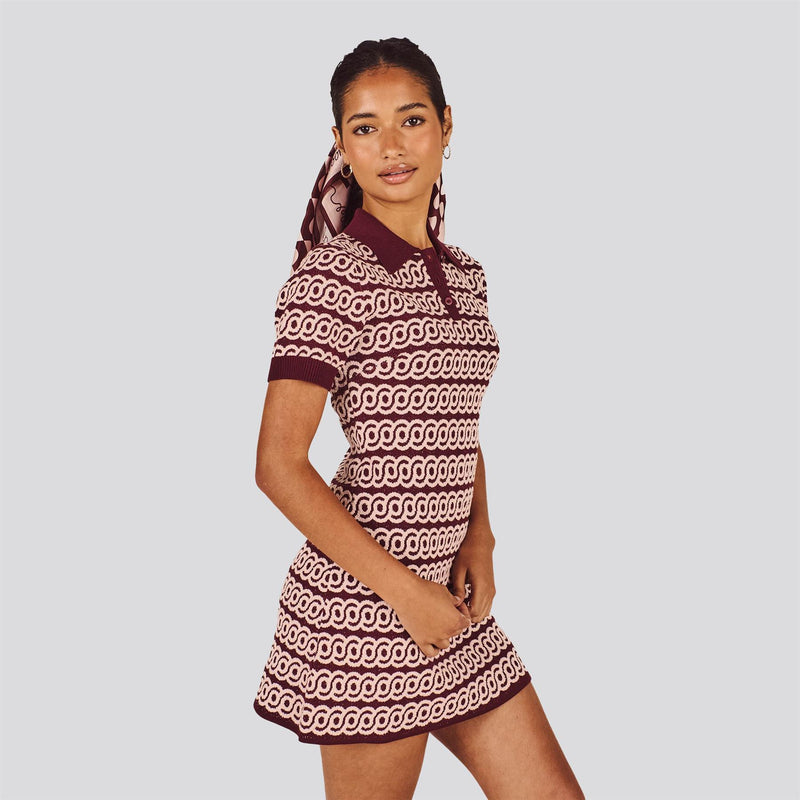 Womens Clara Dress Raspberry Truffle/Rosy Touch