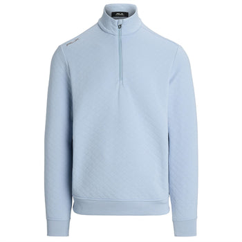 Ralph Lauren RLX Quilted Double Knit Pullover Estate Blue