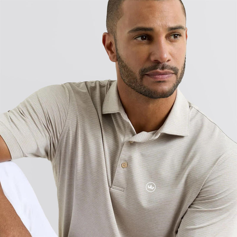 Highlands Performance Jersey Polo Biscuit