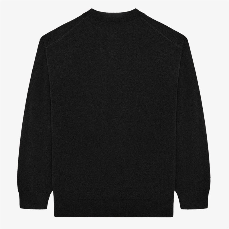 x Jesper Parnevik V-Neck Merino Wool Sweater Black