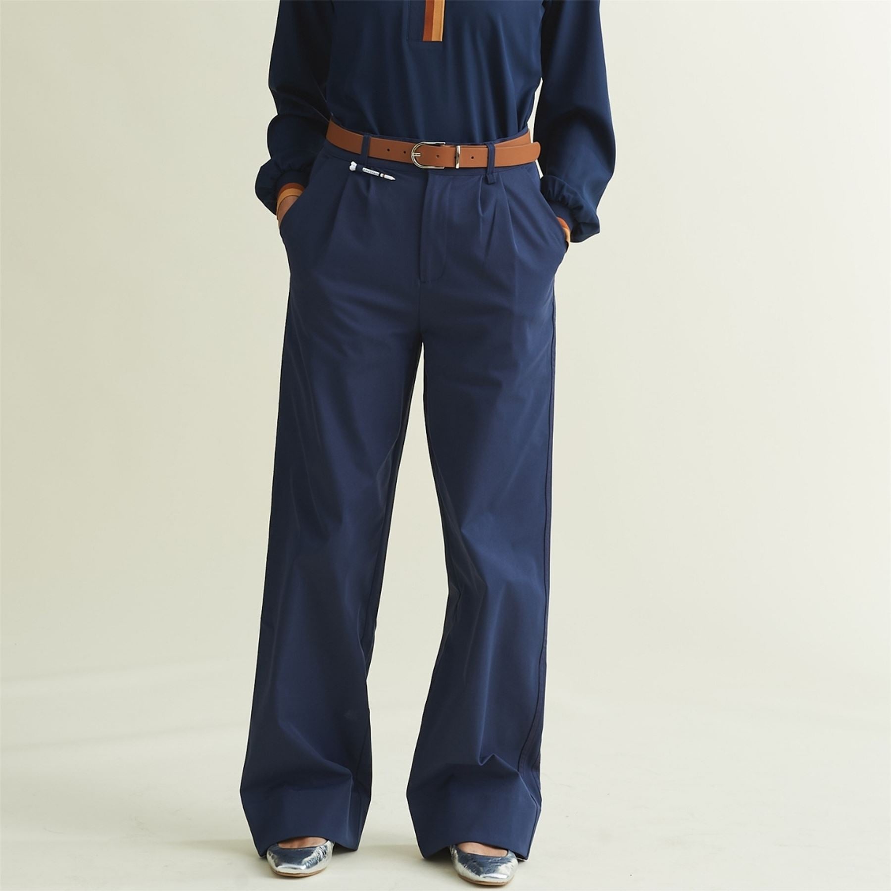 Womens Asti Trousers Dress Blues