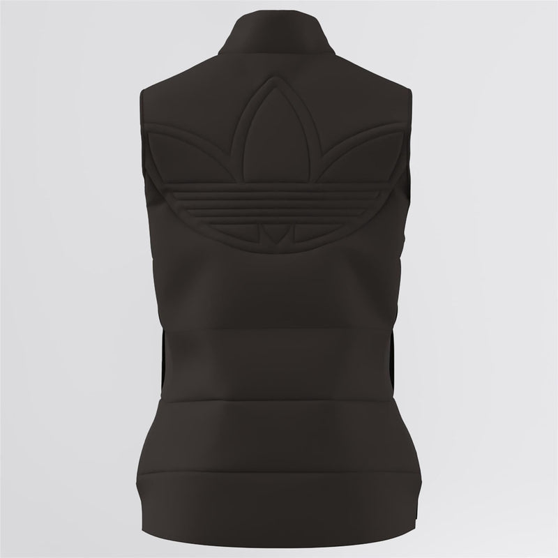 Womens Originals Down Vest Dark Brown