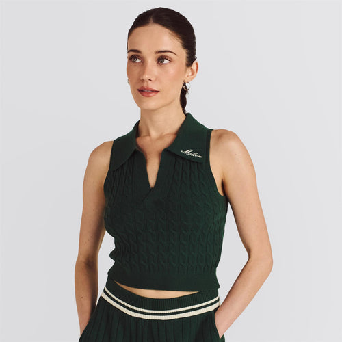 Womens Freya Sweater Vest Myrtle