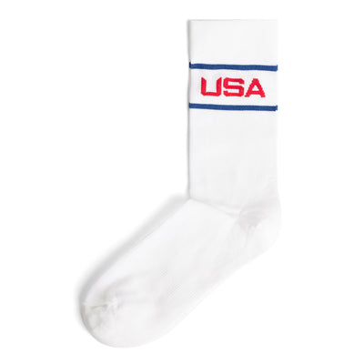 Womens Lei Quick Dry Yarn Socks White - SU24
